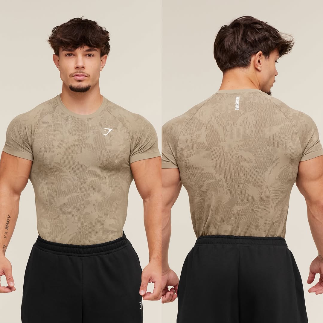 Gymshark Geo Seamless tişört